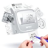 iDPRT Mini Tragbare Aufkleber Drucker Thermodrucker für Studie Notizen Bilder...