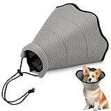 Halskrause für Hunde, verstellbar, weich, atmungsaktiv, Schutz vor Zement, bequem für...