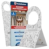 Veddelholzer 8X Kleidermotten Falle Mottenfalle gegen Kleidermotten im Kleiderschrank...