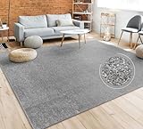 Paco Home Teppich Wohnzimmer Schlafzimmer Esszimmer Kurzflor Moderne Optik Einfarbig...