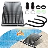Jopassy 2X Poolheizung Solar, Sonnenkollektor Pool 110 x 65 x 15cm,Solarheizung 10000...