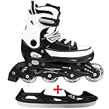 Cox Swain Sneak 2in1 größenverstellbare Kinder Inline Skates und Schlittschuhe...
