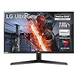 LG Electronics 27GN800P-B Ultragear Gaming Monitor 27' (68cm), QHD, Nano IPS, 1ms GtG, 144...