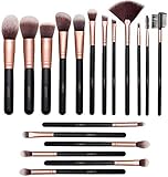 Ammiy Pinselset Make up Pinsel Set Professionelle mit Gesichtspinsel Lidschattenpinsel...