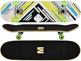 MAXOfit Skateboard Ahorn 31 Zoll mit verschiedenen Designs und hochwertigen...