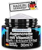 MännerSache Augencreme gegen Augenringe, Tränensäcke & Falten. Anti Aging mit...