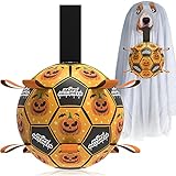 Hundespielzeug Fußballball, HETOO Interaktives Hundespielzeug für Tauziehen,...