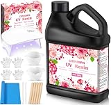 CIANBIFN 500 g UV Harz Klar Kit, Upgrade UV Resin Hart, kristallklares...