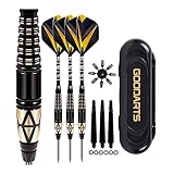 YIZITU Dartpfeile mit Stahlspitze, professionelle Metallspitze, Dartpfeile mit...