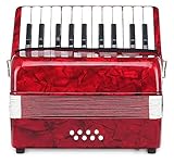 Classic Cantabile Secondo Junior 8-Bass Akkordeon (22 Diskanttasten, 8-Basstasten, inkl....
