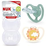 NUK Space Schnuller | Schnuller mit extra Belüftung | BPA-freies Silikon |...