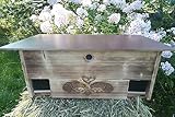 Igelfutterhaus 80cm x 40cm x 32cm Igelhotel 18mm Vollholz Witterungsbeständig...