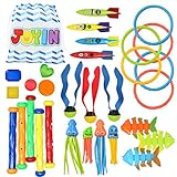 JOYIN 30 Stück Tauchen Spielzeug Unterwasser, Kinder Tauchspielzeug Set: 5...