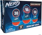 NERF NER0319 - Rocker Shot Ziel - 3er Set, offizielles Set aus 3 beweglichen Zielscheiben