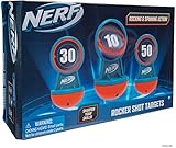 NERF NER0319 - Rocker Shot Ziel - 3er Set, offizielles Set aus 3 beweglichen Zielscheiben