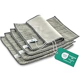 ELEXACLEAN Spültücher waschbar - Mikrofaser (Grau, 4er Set, 24x20cm)...