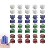 TIANLIN 40 Stück Fingerverband, 4 Farben Fingerschutz bei Verletzung, Weich und...