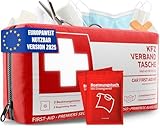 KFZ Verbandstasche nach aktueller Norm 2025 inkl. Beatmungstüchern - KFZ...