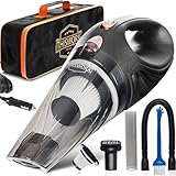 ThisWorx Autostaubsauger mit LED-Licht – Handstaubsauger zur Auto-Reinigung – 110W 12V...