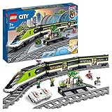 LEGO City Personen-Schnellzug, Set mit ferngesteuertem Zug, Eisenbahn-Spielzeug mit...