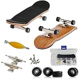 QINIFIFY Mini-Griffbrett, Professionelle Finger Skateboard Ahorn Holz DIY Montage...