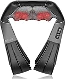 Nekteck Shiatsu Hals und Rücken Massager mit beruhigender Hitze, elektrische tiefe Gewebe...