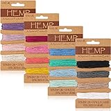 16 Farben Faden Schnur für Armbänder, Schnur für Armbänder Schnur für Handwerk...