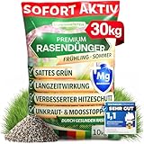DÜNGEMEISTER Rasendünger für Ihren sattgrünsten Traumrasen - gesunder, dichter und...