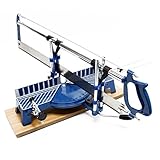 Wiltec Gehrungssäge 550 mm, -45° bis +45°, Schnittbreite 110 mm/160 mm, Schnitthöhe...