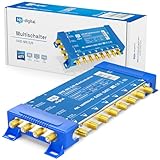 HB-DIGITAL Multischalter pmse 5/8 1x SAT bis 8 x Teilnehmer/Receiver für Full HDTV 3D 4K...