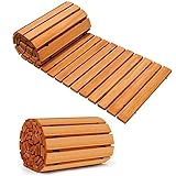 Bituxx Rollweg Holz Holzweg Gartenweg Gehweg Trittplatten Gartentritte Zedernholz...