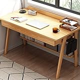 Mid Century Moderner Schreibtisch aus Walnussholz, mit 2 Schubladen und Ablagen,...