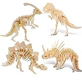 3d Puzzle Dino,Hölzerne 3D Puzzles,Dinosaurier Skelett Holz,3D Dinosaurier...