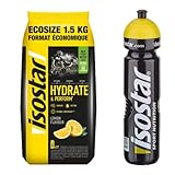 Isostar-Set - 1x1.5kg Zitrone + 1x1L Flasche | Hydrate & Perform Iso Drink |...