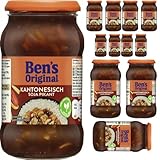Ben's Original Kantonesisch Soja pikant würzen Soße Sauce 400 gramm x 12...