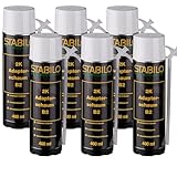 6x Adapterschaum 2K B2 400ml | Zargenschaum, Montageschaum, Schnellschaum, PU Schaum | zur...