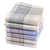 Merrysquare - Damen Taschentücher - 100% Baumwolle - 28cm x 28cm - 6 Stück -...