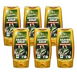 biozentrale Agavensirup | 6 x 350 g Bio Agavendicksaft | Idealer Agaven Sirup |...
