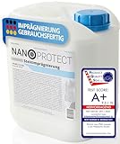 Nanoprotect Steinimprägnierung | 5 L für ca. 40 – 60 m² | Vorbeugend gegen Grünbelag...
