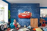 Komar Fototapete von Disney | Cars3 Blueprint | Bunt, 368 x 254 cm, Disney, Cars, Tapete,...