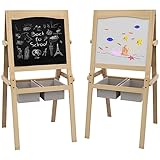 AIYAPLAY Flipchart für Kinder - doppelseitige Schiefertafel - Weißwandtafel Kreidetafel...