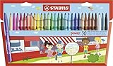 STABILO - Filzstift - power - 30er Pack - mit 30 verschiedenen Farben