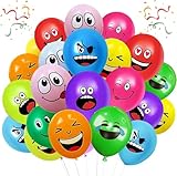 20/50/100/200 Stück Emotion Serie Latex Luftballons, 12 Zoll luftballon smiley,...