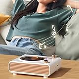 Bluetooth-Musik-CD-Player, Tragbarer Desktop-CD-Player mit Bluetooth 5.0, Eingebaute...