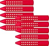 Faber-Castell - Dreieckradierer Grip 2001 (rot | 10er Pack)