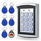 MATHFEL Smart Lock Elektronisches Türschloss für Haustür - Wetterfestes...