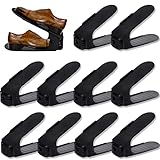 Froadp 30 Stück Einstellbare Schuhregale Rutschfest Schuhhalter 3...