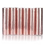 KarneLux Luftschlangen 'Roségold Metallic' - Partydekoration für Geburtstage,...