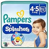 Pampers Splashers Baby Shark Limited Edition 4-5, 11, 9kg-15kg, Einweg-Schwimmwindeln,...