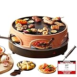 Emerio Pizzaofen, PIZZARETTE das Original, 3 in 1 Pizza-Raclette-Grill, patentiertes...